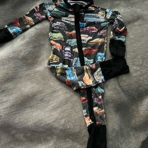 Colorful Car Print Onesie